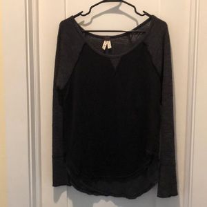 FREE PEOPLE raglan sweater/shirt Medium